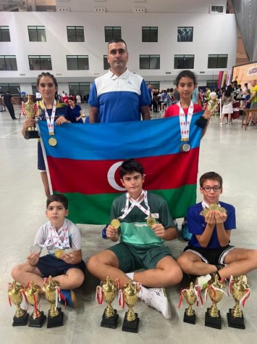 News about - Azerbaijani badminton players win 11 medals at Georgian tournament