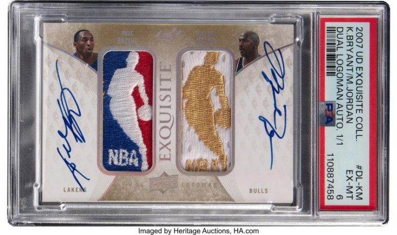 Jordan-Bryant basketball card sells for world-record $12.9 million