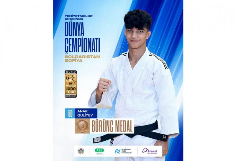 Azerbaijani judoka wins bronze at 2025 Cadet Worlds in Bulgaria