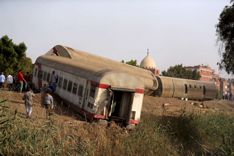 Train derailment in northern Egypt kills 3 and injures 94
