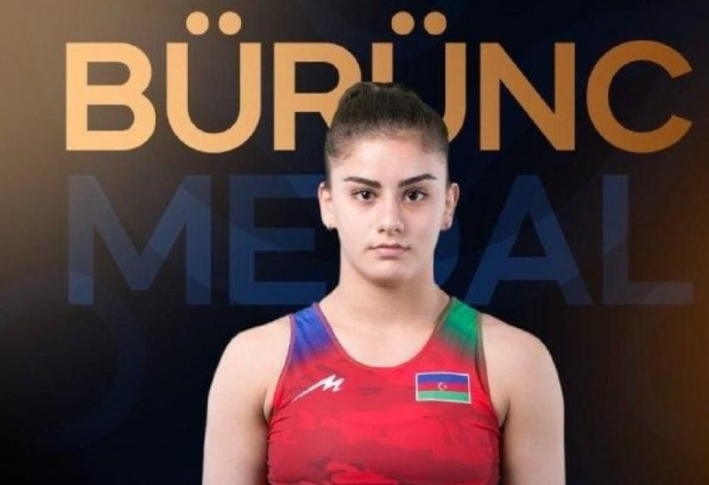 Azerbaijani female wrestler bags bronze at World Championships