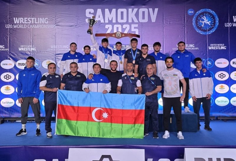 Azerbaijan secures third place at U-20 World Wrestling Championship