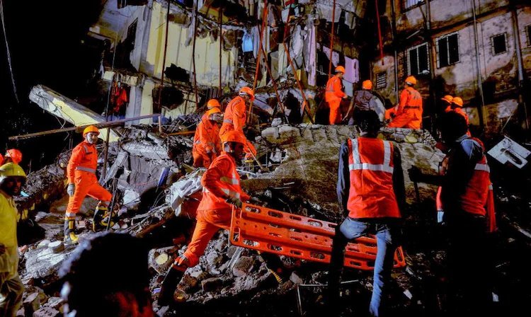 At least 17 dead in India building collapse