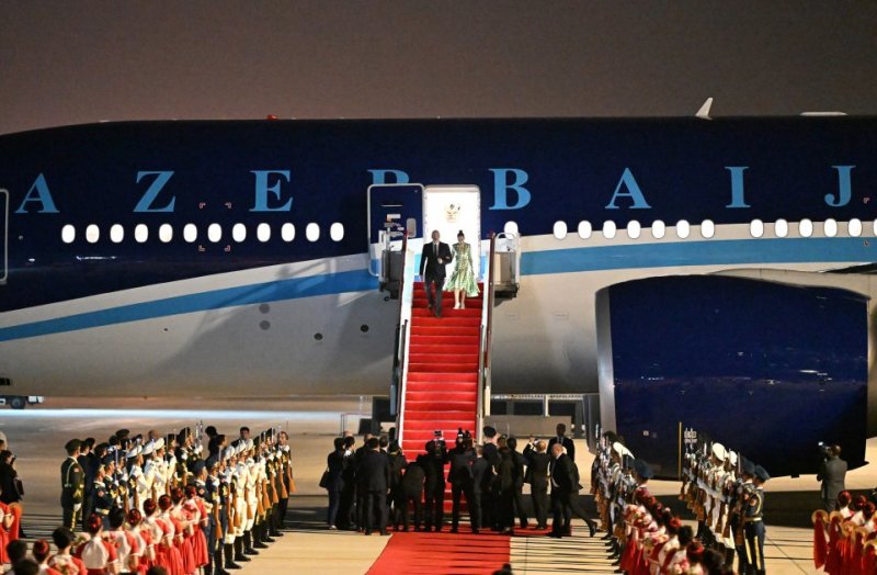 News about - President Ilham Aliyev arrives in China for working visit