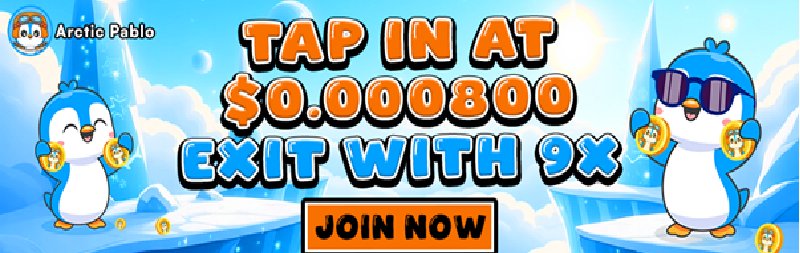 News about - 7 Best new meme coins to buy for 2025 – Arctic Pablo’s 900% roi quest and viral picks you can’t miss