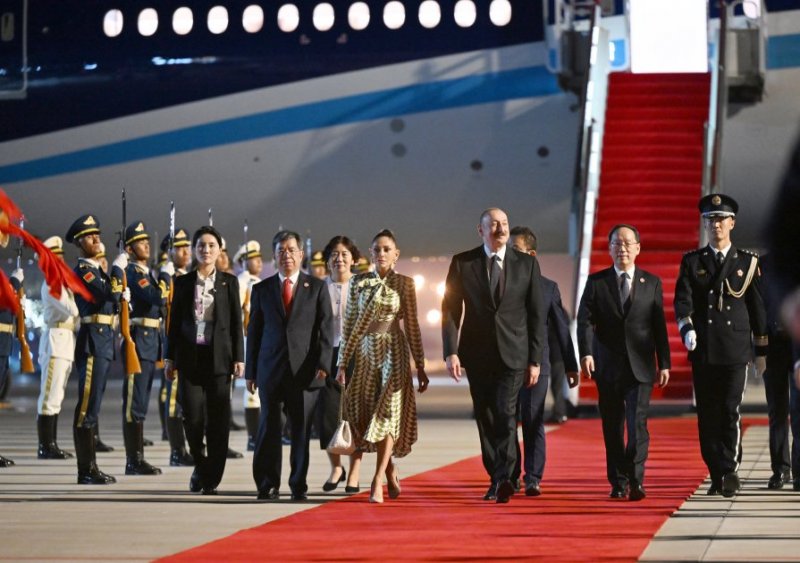 News about - President Ilham Aliyev arrives in China for working visit