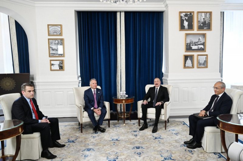 President Ilham Aliyev meets with Special Envoy of US President Steve Witkoff in Washington 