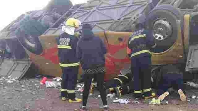 1 killed, 5 injured after car crashes into bus in Mongolia