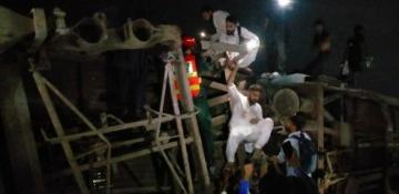 Dozens injured as passenger train derails near Pakistan's Lahore