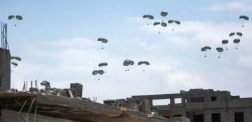 Spain drops 12 tons of food aid over Gaza