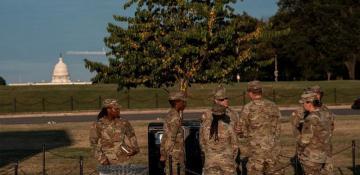 US National Guard troops deployed in Washington DC