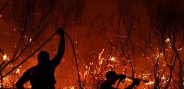 Wildfires sweep across Southern Europe amid heatwave and high winds