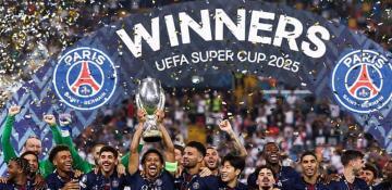  PSG win UEFA Super Cup on penalties 