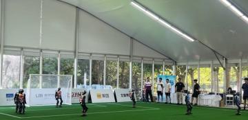 Humanoid robots play world’s first 5v5 soccer match in China