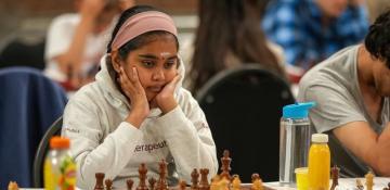 10-year-old chess prodigy makes history with victory over grandmaster
