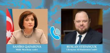 Azerbaijani, Ukrainian parliamentary speakers talk interparliamentary cooperation over phone