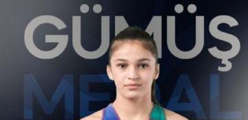 Azerbaijani wrestler claims silver at U20 World Championships
