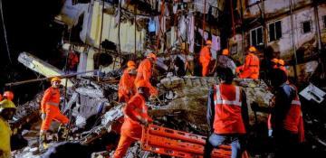 At least 17 dead in India building collapse