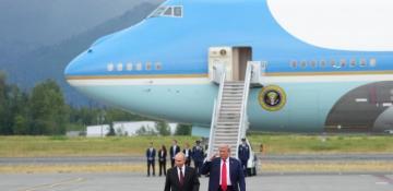 Trump and Putin shake hands as leaders head to closed-door meeting 