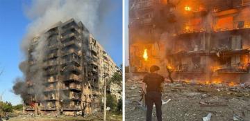  Russia strikes residential building in Donetsk with FAB-250 bombs - PHOTO 