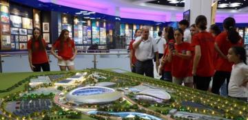 Azerbaijani volleyball team in Uzbekistan for training