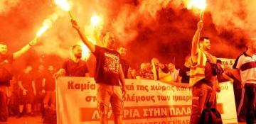 Protesters in Greece halt military cargo en route to Israel