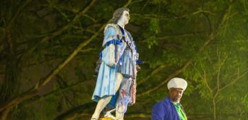 Columbus statue removed in Trinidad and Tobago