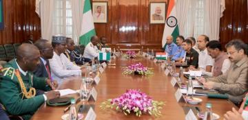 India and Nigeria discuss boosting defense ties 