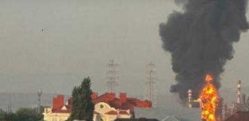 Ukrainian drones reportedly strike oil refinery in Russia's Krasnodar Krai -  VIDEO 