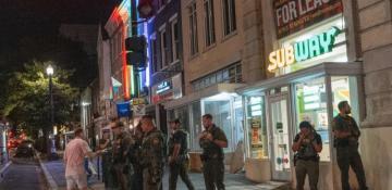 D.C. man charged with felony for throwing sandwich at federal officer