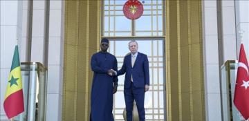 Turkish President Erdogan hosts Senegalese PM Sonko in Ankara