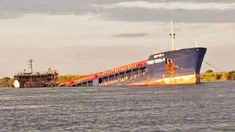 Ukraine sinks Russian cargo ship in the Caspian Sea