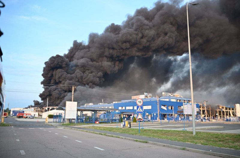 Russian missile strike hits Mukachevo district, 12 injured