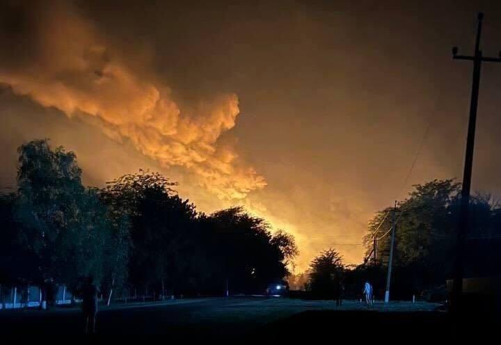 Drone debris sparks fire at Russian power substation in Krasnodar Krai