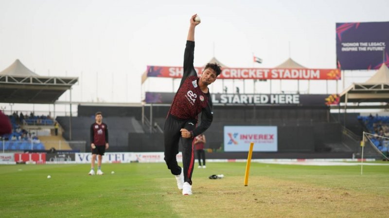 Ghazanfar makes T20I debut as Afghanistan bat against Pakistan in Sharjah