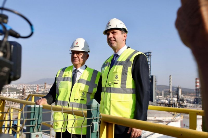 Azerbaijan and Türkiye’s energy ministers tour SOCAR Türkiye’s production facilities in Aliağa
