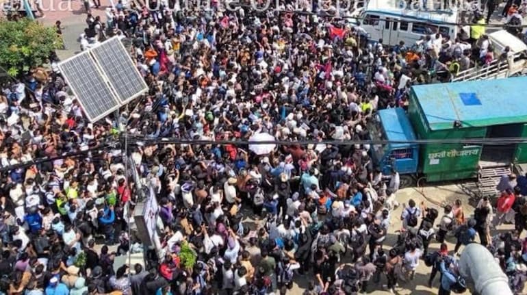 Protests reported from Nepal-India border