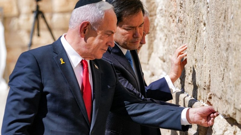Rubio meets Netanyahu in Jerusalem -  VIDEO 