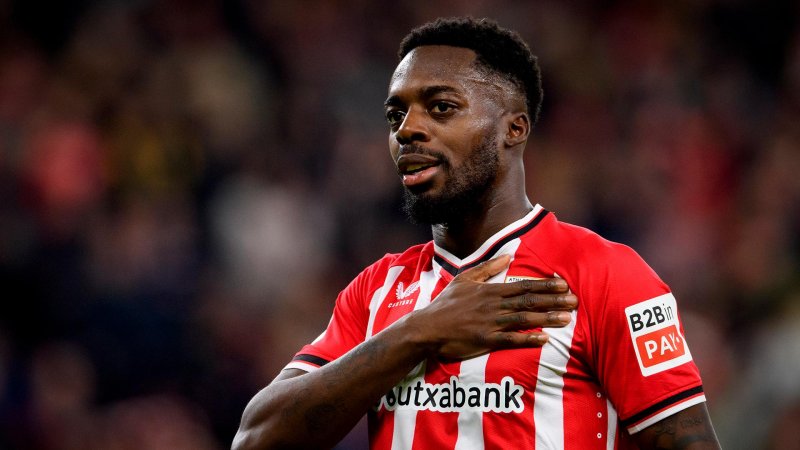 Athletic captain Inaki Williams confident ahead of Champions League clash with Arsenal