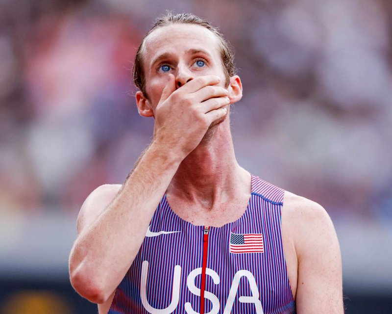 USA’s Olympic 1500m champion Cole Hocker disqualified for ‘jostling’ at World Championships