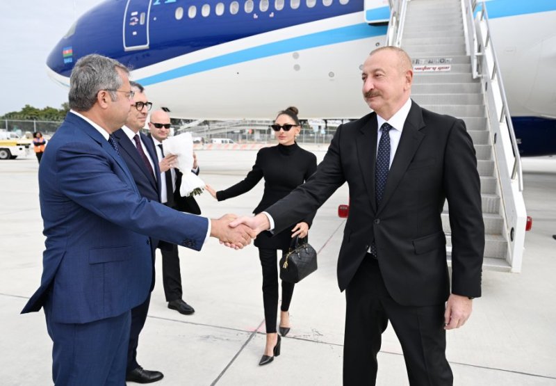 News about - President Aliyev arrives in New York for UN General Assembly