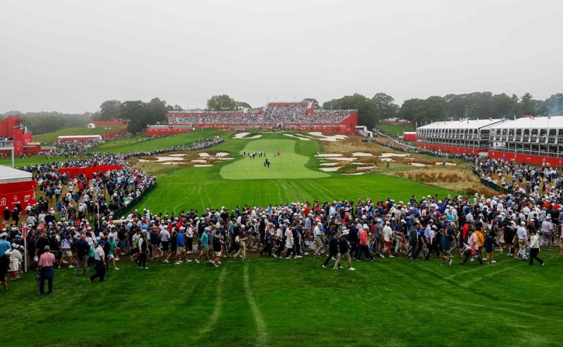 Ryder Cup 2025 opens with spectacular shots by Rahm and DeChambeau