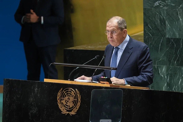 Russia ready for talks on Ukraine settlement: Lavrov tells UNGA 