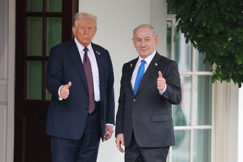 Netanyahu arrives at the White House for Gaza talks with Trump
