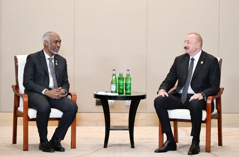 Azerbaijani, Maldivian presidents discuss simplifying visa procedures, promoting mutual investments