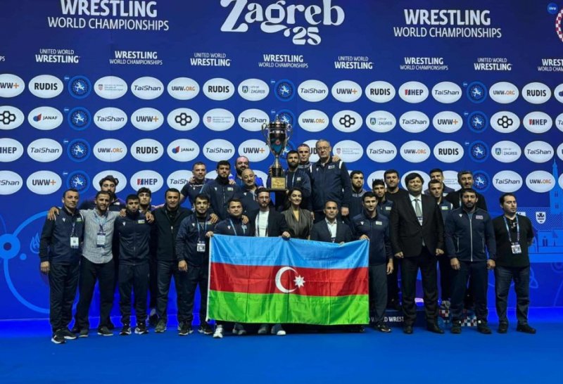 Azerbaijan Greco-Roman wrestling team claims silver at 2025 World Championships