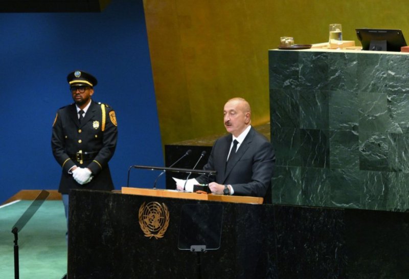 President Ilham Aliyev shares post on participation in UN General Assembly session -  VIDEO  