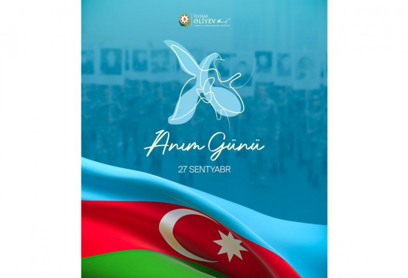 News about - President Ilham Aliyev makes post on 27 September - Remembrance Day -  PHOTO 