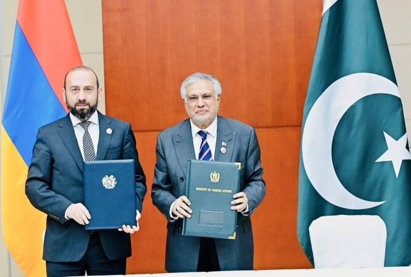 Pakistan, Armenia formally establish diplomatic relations