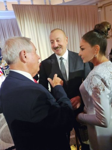 News about - Azerbaijani president and first lady attend official reception on UNGA session
